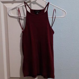 Ambiance Slim-fit Tank Top (Dark Red)